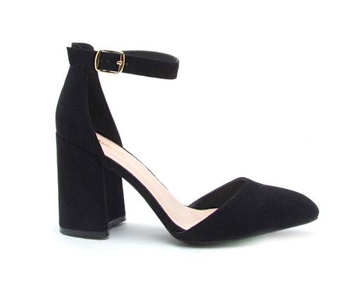 Pump Me Up Black Heel