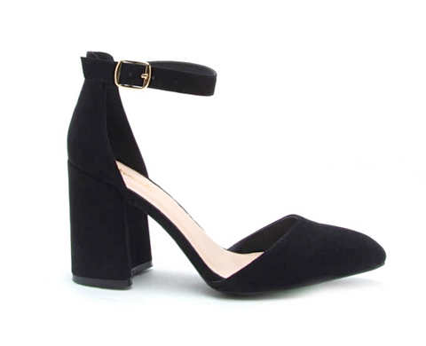 Pump Me Up Black Heel