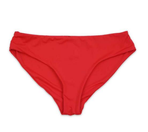 Red Classic Bottom Bathing Suit
