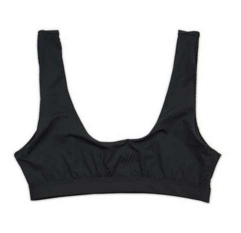 Black Sport Bathing Suit Top