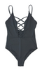 Caged Front One Piece Bathing Suit