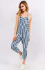 Stripe Overalls