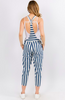 Stripe Overalls
