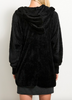 Black Bear Hooded Teddy Jacket