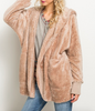 Totally Tan Hooded Teddy Jacket (Back In Stock)