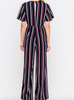Navy Stripe Jumpsuit