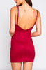 Burgundy Tulip Dress