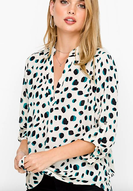 Spotted In The City Blouse