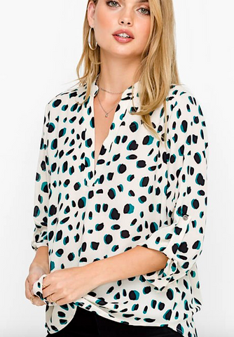Spotted In The City Blouse