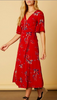 Floral Wrap Dress