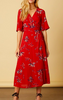 Floral Wrap Dress