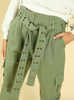 Paperbag Belted Cargo Pant