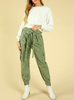 Paperbag Belted Cargo Pant