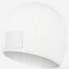 Love Your Melon White Monochrome Cuffed Beanie