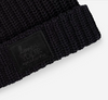 Love Your Melon Black Monochrome Cuffed Beanie