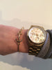 Gold Anchor Bangle Bracelet