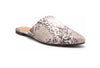 Snakeskin Mule Shoe
