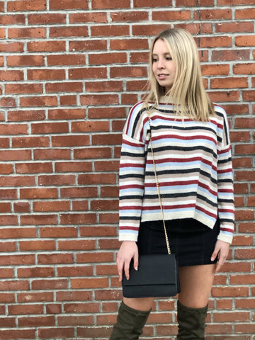 Have It Your Way Stripe Sweater (Back In Stock)