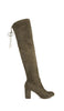 Olive Over The Knee Boots