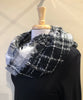 Black And White Infinity Scarf
