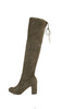Olive Over The Knee Boots